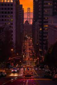 San Francisco Streets At Night By Louisraphaelsf By Photoblog Sanfranciscofeelings Com Sanfranci San Francisco Streets Breathtaking Places San Francisco Sites