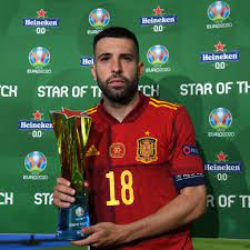 Uefa Euro 2020 On Twitter Spain Full Back Jordi Alba Takes Home The Star Of The Match Award Heineken Eurosotm Euro2020
