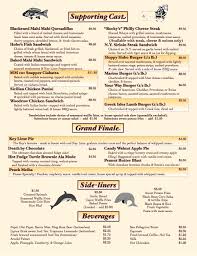 Hobos Cafe Dinner Menu We Cook Your Own Catch Choose From Blackened Coconut Crusted Stuffed Or Godfathers Style Dinner Menu Fish Sandwich Cilantro Salsa