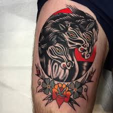 Classic horseshoe tattoo with the flowers on the left arm the oldest horseshoe ever found dates back to 400 b.c. Traditional Pharaoh S Horses Tattoos Cloak And Dagger Tattoo London