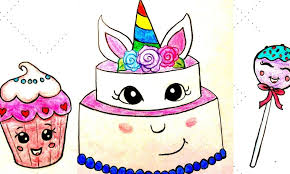 Thank you to whomever first designed this cake for inspiring me to draw it. Draw Cartoon Cake Cake Pops Cupcakes Cotton Candy Small Online Class For Ages 7 11 Outschool
