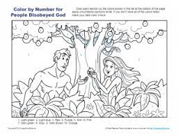 Everything god made was very good. People Disobeyed God Bible Coloring Pages For Kids