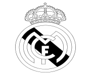 Logo sticker football jersey, football logo png clipart. Real Madrid Cf Logo Black And White