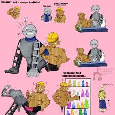 Rule 34 Dev - baddragon cumming dildos dominant_male glasses hat  lampert_(regretevator) mannequin_mark_(regretevator) pink_background  pulling_clothing regretevator scarf strap-on submissive_male wallmark  wallter_(regretevator) wood|1076749