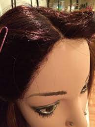 Human Hair Blend Lace Front Wig Auburn Red Hair Ponytail Lace Front Wigs Remy Human Hair Wigs