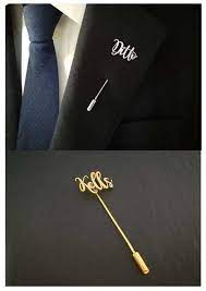 Personalized Monogram Initial Lapel Pin Jewelry Gold Monogram Initial Monogram Lapel Pin Father Of Groom Gift For Him Christmas Gift In 2021 Custom Lapel Pins Lapel Pins Mens Lapel Pins