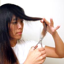 A Diy Layered Haircut How To Cut Your Hair At Home Ashley C Chin
