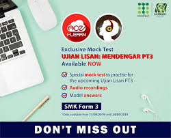 Ujian lisan dan bertutur ini akan dikenakan pada dua subjek iaitu subjek bahasa melayu dan subjek bahasa inggeris. Ujian 21st Century Learning Malaysia 21ä¸–çºªå­¦ä¹ é©¬æ¥è¥¿äºš Facebook