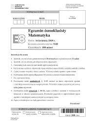 Trzydniowy egzamin rozpocznie pisemnym testem wiedzy z języka polskiego. Egzamin Osmoklasisty 2019 Matematyka Odpowiedzi Rozwiazania Zadan Arkusz Cke Co Bylo Na Egzaminie Z Matematyki 16 Kwietnia Zobacz Glos Wielkopolski
