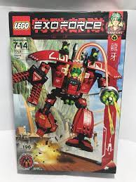 2005 Lego Exo Force Takeshi 7701 Grand Titan 196 Pieces New In Box Lego Lego Sets Titans