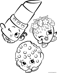 Shopkins are rather small, about two centimeters in size. Free Shopkins Strawberry Lipstick Cookie Coloring Pages Printable