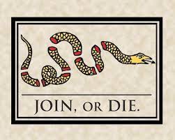 Join Or Die Snake Revolutionary War 1776 Gadsen Flag Us History Canvas Print New Ebay Gadsen Flag War Tattoo Sleeve Canvas Prints