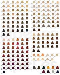 Wella Koleston Permanent Hair Colour Wella Hair Color Chart Wella Hair Color Wella Colour Chart