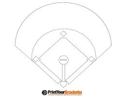 This printable baseball lineup sheet is great for youth teams who bat most of their lineup. Printable Baseball Diamond Diagram Baseball Diamond Baseball Quilt Little League Baseball