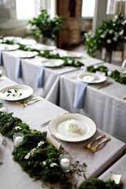 The Metropolitan Building Wedding By Amanda K Photography Table Runners Wedding Moss Wedding Decor Metropolitan Building Wedding