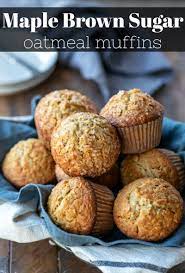 Best Oatmeal Muffins I Heart Eating Recipe Maple Brown Sugar Oatmeal Brown Sugar Oatmeal Oatmeal Muffin Recipes