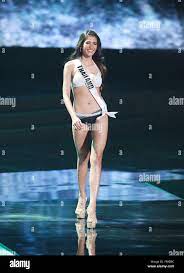 Las Vegas, Nevada, USA. 18th Dec, 2015. Miss Thailand Aniporn  Chalermburanawong participates in the swimsuit segment of the 2015 Miss  Universe Pageant Preliminary Competition and National Costume Show on  December 16, 2015