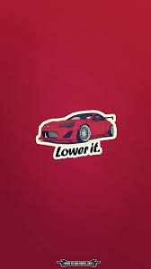 Red Car Drift Jdm Japan Car Artwork Jdm Stickers Lovely Car