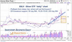 Silver Etf Slv Update All Eyes On 16 Support See It Market