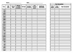 this behavior data sheet helps record frequency of behaviors