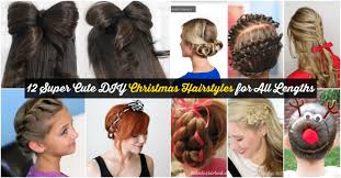 If you're feeling bored with your usual hairstyle but just don't want to go through all the expense and hassle of visiting the stylist, we have the perfect post for you. 12 Super Cute Diy Christmas Hairstyles For All Lengths Diy Crafts