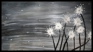 .white scenery multi panel canvas wall art, large black and white forest canvas print, scenery canvas prints, forest sunbeam digital canvas artwork to your wish list. Beautiful Black And White Flower Painting Water Color Scenery Paintings Youtube