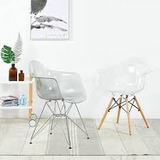 Nola Transparent Modern Chair In 2020 Modern Chairs Simple Dining Chairs Chair