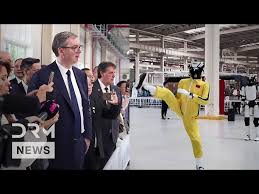 Serbian President Vučić Amazed by Humanoid Robots During China Factory Visit  | DRM News | AI1N - YouTube