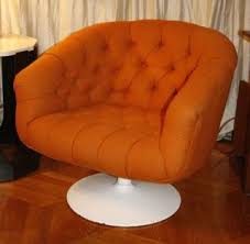 Vintage Button Tufted Swivel Lounge Chair Mid Century Modern Knoll Tulip Style Mid Century Modern Chair Mid Century Lounge Chairs Mid Century Chair