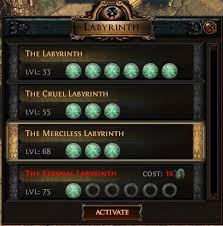Path Of Exile Merciless Labyrinth 2019 On My Champion Steemit
