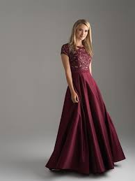 Cody Banquet Dresses Prom Dresses With Sleeves Modest Formal Dresses