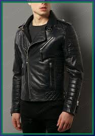 Men Slim Fit New Genuine Real Lambskin Hot Biker Leather Motorcycle Jacket B 12 Mens Fashion Edgy Slim Fit Men Leather Jacket Men
