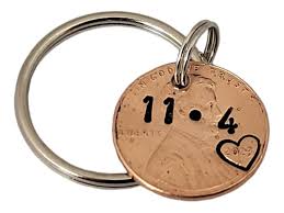 18th Birthday Keychain Gift, Penny Keychain for 18th Birthday. Personalized  18th Birthday Gift for Daughter/son. 2007 Birthday for Her.