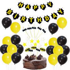 I've found some of the best ideas for birthday party decorations, cake pops, cakes, party supplies, favors, costumes, games and so much more. Batman Birthday Party Supplies Halloween Batman Theme Happy Birthday Banner Cake Toppers Paper Straw For Birthday Party Decorations Favors Buy Online At Best Price In Uae Amazon Ae