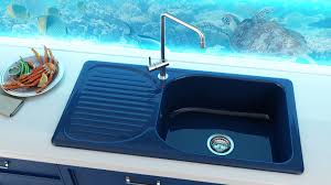 colored kitchen & bathroom sinks