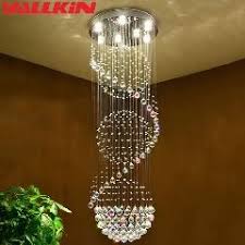 Modern Uzun Led Spiral Oturma Kristal Avizeler Aydinlatma Kapali Fikstur Merdiven Merdiven Lambasi Vitrin Icin Yatak Odasi Otel Salonu 2020 Avizeler Merdivenler Led