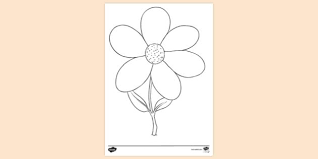 Add your name or write a birthday message in your favorite fonts, sizes, and colors. Free Printable Simple Flower Colouring Page Resources