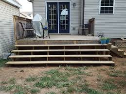 But do stair runners actually have a purpose? Deck Stairs Part 1 Blue Shoes A Garden
