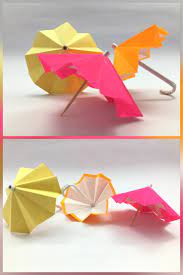 Mini Paper Umbrella Paper Umbrellas Paper Art Craft Paper Crafts