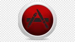 App store features information page on brand new apple iphone 6. Red Icon For Mac Appstore Redset Black Application Store Icon Png Pngegg
