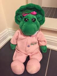 Baby bop plush barney 12 sings i love you. Baby Bop Plush Toy 16 Pink Pajamas Pj S From Barney Etsy