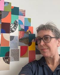 It's Fob Friday with @crude_ornament ! Noelle Goldcamp is a visual artist  and art framer in Philadelphia, PA. Her recent prints explore the visual  language and processes of quilting and collage. In