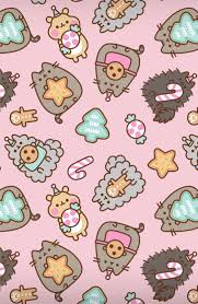 Find the perfect cookie background stock illustrations from getty images. Christmas Pusheen Cookie Baking Pusheen Wallpapers Cat Phone Wallpaper Pusheen Christmas