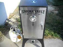 This smoker operates by using propane that's why i have used this cookware and i love it because it gives a sumptuous taste to any kind of meat. Camp Chef Smoke Vault 18 Inch Smoker Video E First Trial Looks Like A Home Run Youtube