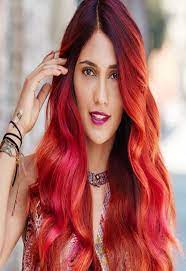 Long Party Hairs With Omber Red Hairs 2019 Party Hairstyles Girl Hairstyles Girl Haircuts