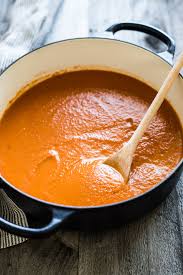 And while we may not see the white stuff here, it is definitely soup and sandwich weather. Vegan Tomato Soup 7 Ingredients Only Healthy Nibbles