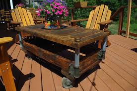 Outdoor Coffee Table From Rustic Wood Rustic Outdoor Coffee Tables Outdoor Coffee Tables Rustic Wood