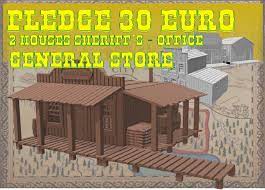 3d printed cooling tower wargaming terrain for warhammer 40k or star wars legion by coruvs games terrain. Wild West Printable Terrain Kickstarter Lauft Bruckenkopf Online Com Das Tabletop Hobby Portal
