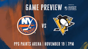 Game Preview Islanders At Penguins
