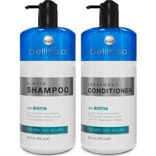 It begins with a deep scalp serum, then a shampoo, and finally a conditioner. Bellisso Biotin Shampoo And Conditioner For Hair Growth Thickening Anti Hair Loss Shampoo Treatment Regrowth Shampoo